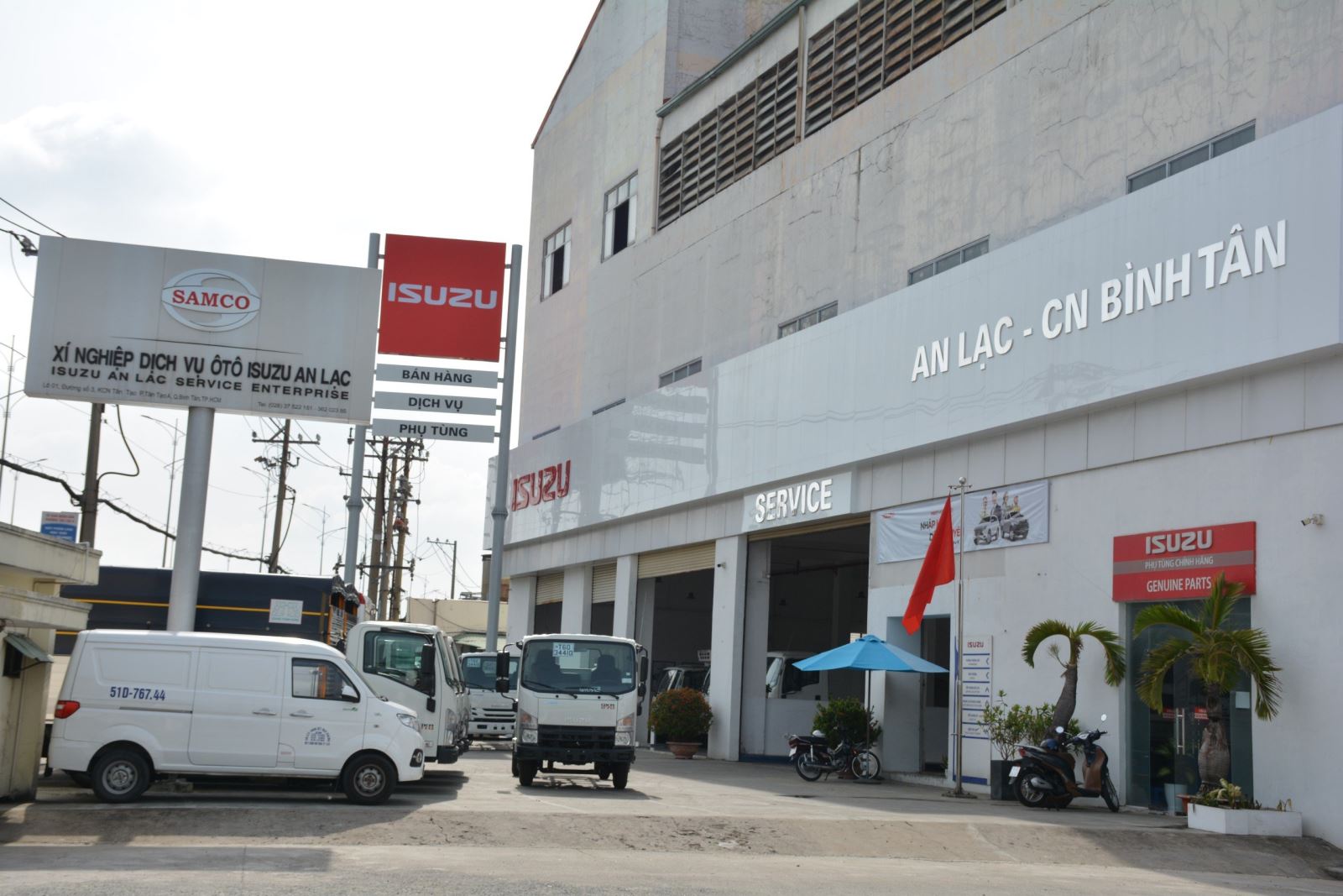 DANH SÁCH CÁC ĐẠI LÝ ISUZU CHÍNH HÃNG TẠI TPHCM