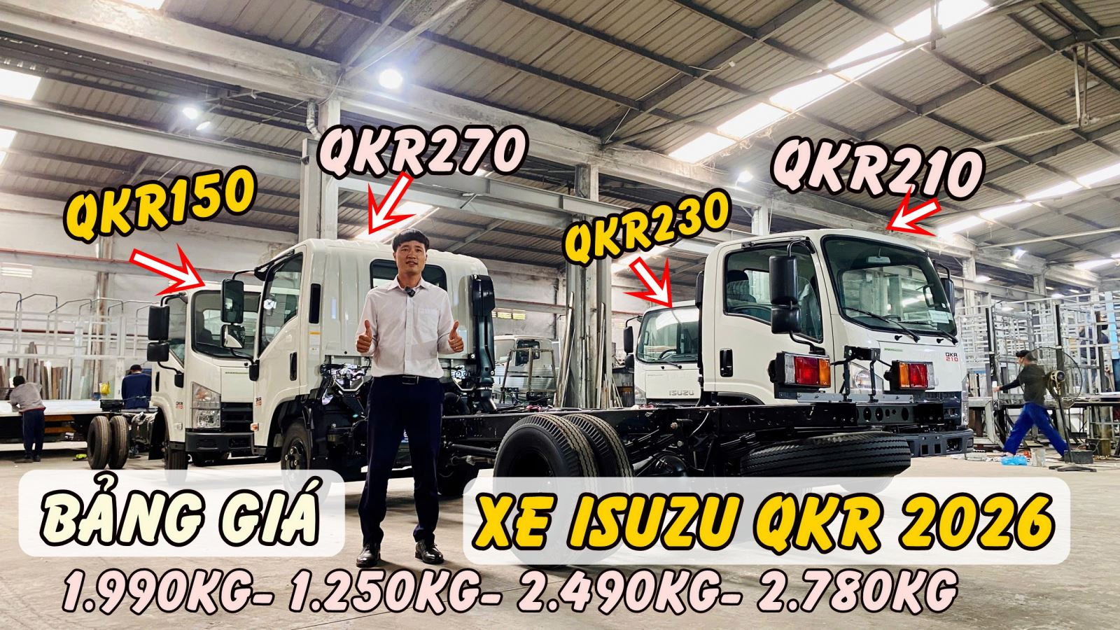 Bảng Giá Xe ISUZU QKR 2026 | ISUZU SÀI GÒN báo giá xe ISUZU QKR Đầu Vuông 2026